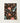 Rectangular Canvas Print Vibrant Floral Avian Design Black Victorian Propriety, Audacious Burlesque, 19th c Flora