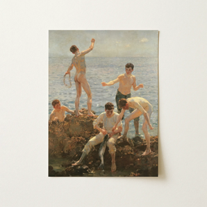 Midsummer Morning - Stampa artistica di Henry Scott Tuke / Canvas, 12x16’’ / 31x41cm / Senza cornice / senza bordo, Poster, stampe e opere d’arte visiva, Toby