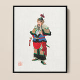 Militaire commandant - Qing-dynastie kunstdruk / Canvas, posterdrukken & visuele kunstwerken, Toby Leon