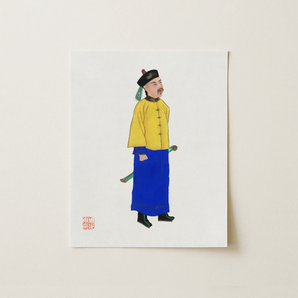 Military Man - Manchu Fashion Art Print / Canvas, 11x14’’ / 28x36cm / Unframed / no Border, Posters Prints & Visual Artwork, Toby Leon
