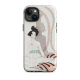 Minuit - George Barbier Phone Case Iphone 15 Plus / Matte Art Deco-style Phone Case George Barbier’s Minuit, Captivating Iphone Case, 1920s