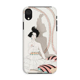 Minuit - George Barbier Phone Case Iphone Xr / Matte Phone Case Art Deco-style Illustration Woman White Dress George Barbier’s Minuit,