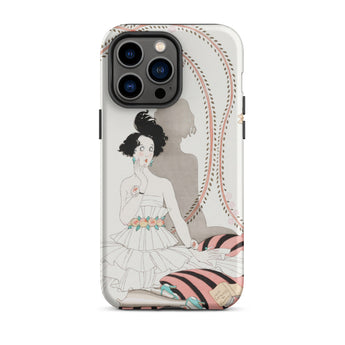 Minuit - George Barbier Phone Case Iphone 14 Pro Max / Matte Art Nouveau Iphone Case George Barbier’s Minuit, Captivating Case, 1920s