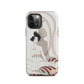 Minuit - George Barbier Phone Case Iphone 12 Pro / Matte Art Deco-style Phone Case George Barbier’s Minuit, Captivating Iphone Case, 1920s