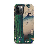 Mishima Pass - Katsushika Hokusai Iphone Case, 12 Pro Max / Matte, Japanese Art-themed Phone Case