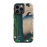 Mishima Pass - Katsushika Hokusai Iphone Case, 13 Pro Max / Matte, Phone Case Japanese Art