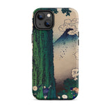 Mishima Pass - Katsushika Hokusai Iphone Case, 14 Plus / Matte, Phone Case Japanese Art