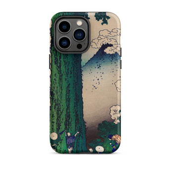Mishima Pass - Katsushika Hokusai Iphone Case, 14 Pro Max / Matte, Artistic Phone Case