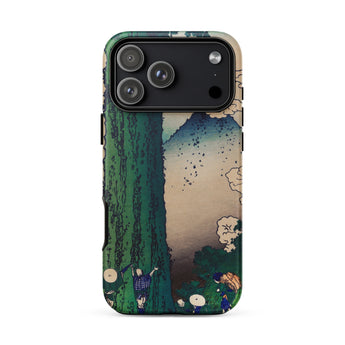Mishima Pass - Katsushika Hokusai Phone Case Iphone 17 Pro Max / Matte Green Tree Phone Case Japanese-inspired Design Mount Fuji Fuji,