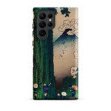 Mishima Pass - Katsushika Hokusai Phone Case Samsung Galaxy S22 Ultra / Matte Phone Case Vibrant Traditional Japanese Woodblock Print