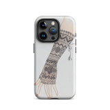 Mitt - Custodia artistica per iPhone con moda degli anni 1930 di Lillian Causey, 15 Pro / Opaca, Custodie per telefoni cellulari, Toby Leon