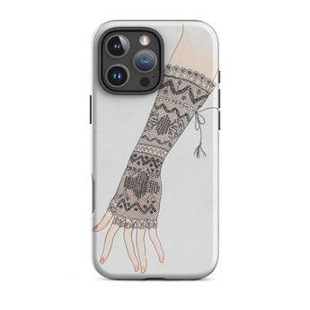 Mitt - Custodia artistica per iPhone con moda degli anni 1930 di Lillian Causey, 16 Pro Max / Opaca, Custodie per telefoni cellulari, Toby Leon