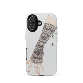 Mitt - Custodia artistica per iPhone con moda degli anni 1930 di Lillian Causey, 17 / Opaca, Custodie per telefoni cellulari, Toby Leon