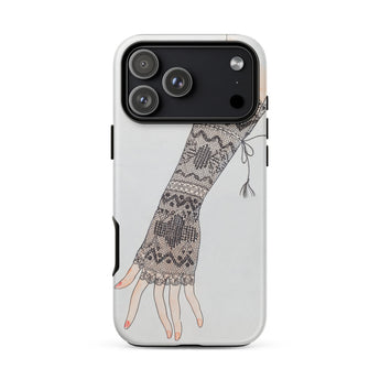 Mitt - Custodia artistica per iPhone con moda anni 1930 di Lillian Causey, 17 Pro Max / Opaca, Custodie per telefoni cellulari, Toby Leon