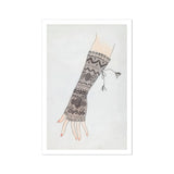 Mitt - Lillian Causey 1930s Lace Glove Art Print / Canvas, 12x17’’ / A3 / Unframed / White Border, Posters Prints & Visual Artwork, Toby