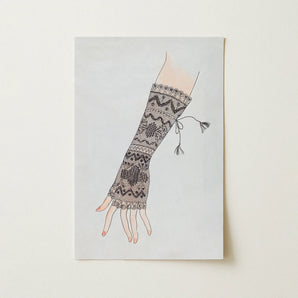 Mitt - Lillian Causey 1930s Lace Glove Art Print / Canvas, Lillian Causey’s Mitt, Causey Art Print, Haute Couture Marvel