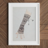 Mitt - Lillian Causey 1930s Lace Glove Art Print / Canvas, Lillian Causey’s Mitt, Causey Art Print, Haute Couture Marvel
