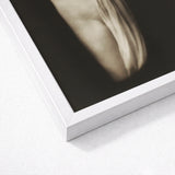 Modern Torso - Female Nude Arnold Genthe Art Print / Canvas White Framed Sepia-toned Close-up Human Arm, Belongs, Genthe’s Project,