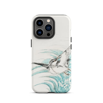 Mongolian Plover - Numata Kashu Shūchō Gafu Phone Case Iphone 13 Pro / Matte Bird-themed Phone Case Numata Kashu, Mongolian Plover, Gafu