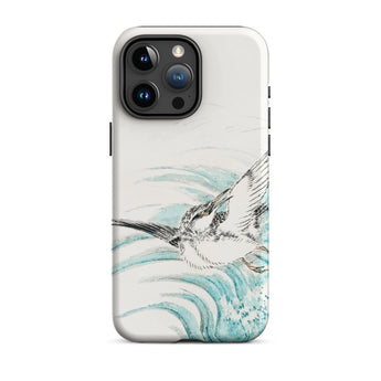 Mongolian Plover - Numata Kashu Shūchō Gafu Phone Case Iphone 15 Pro Max / Matte Bird-themed Iphone Case Numata Kashu, Mongolian Plover,