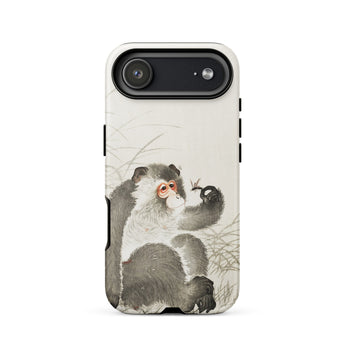 Aap met Insect - Ohara Koson Shin-hanga iPhone-case, 17 Air / Mat, Telefoonhoesjes, Toby Leon