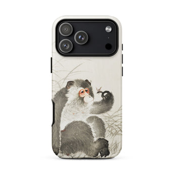 Monkey with Insect - Ohara Koson Shin-hanga Phone Case Iphone 17 Pro Max / Matte Iphone 13 Pro Max Phone Case Panda Design Ohara Koson,