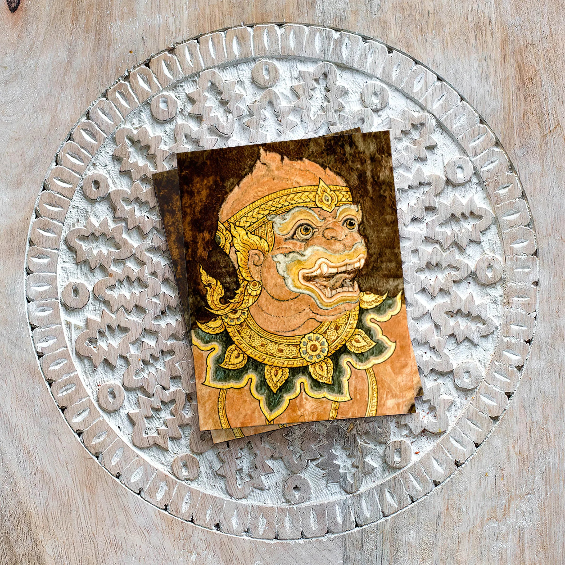 Monkey See Greeting Card - Greeting & Note Cards - Aesthetic Art