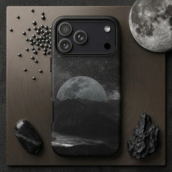 Moon in the Night Sky Phone Case, Natural History Mobile Cases