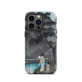 Moon at Sekiguchi - Hiroaki Takahashi Phone Case Iphone 13 Pro / Matte Japanese Art-adorned Phone Case Hiroaki Takahashi Iphone, Moonlight