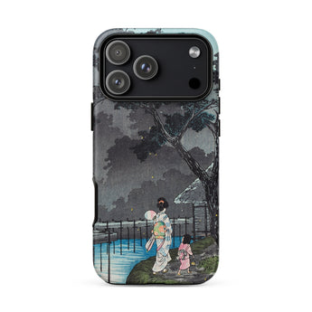 Moon at Sekiguchi - Hiroaki Takahashi Phone Case Iphone 17 Pro Max / Matte Iphone 13 Pro Max Phone Case Japanese-inspired Design Hiroaki