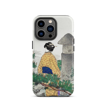 Moonlight and Pine Trees - Ogata Gekko Iphone Case 13 Pro / Matte Max Phone Japanese Art, Serene Moonlit Garden, Exquisite Mobile Cases