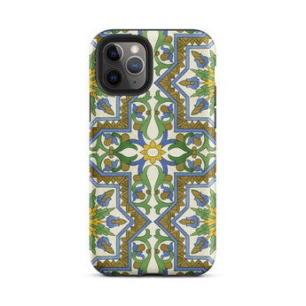 Moreish - Moorish Design Iphone Case 11 Pro / Matte Patterned Smartphone Vibrant Geometry, Dances, Mediterranean Mystique Mobile Phone Cases