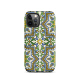 Moreish - Moorish Design Iphone Case 12 Pro / Matte Patterned Smartphone Case Vibrant Moorish Geometry, Geometry Dances, Mediterranean