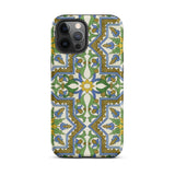 Moreish - Moorish Design Iphone Case 12 Pro Max / Matte Patterned Smartphone Case Vibrant Moorish Geometry, Geometry Dances, Mediterranean