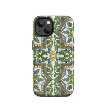 Moreish - Moorish Design Iphone Case 14 / Matte Patterned Iphone Case Vibrant Moorish Geometry, Geometry Dances, Mediterranean Mystique