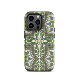 Moreish - Moorish Design Iphone Case 14 Pro / Matte Patterned Smartphone Case Vibrant Moorish Geometry, Geometry Dances, Mediterranean