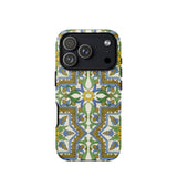 Moreish - Moorish Design Iphone Case 17 Pro / Matte Iphone 12 Pro Max Case Intricate Floral Pattern Vibrant Moorish Geometry, Geometry