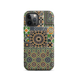 Moresque - Auguste Racinet Moorish Pattern Phone Case, Iphone 12 Pro / Matte, Mobile Cases, Toby Leon