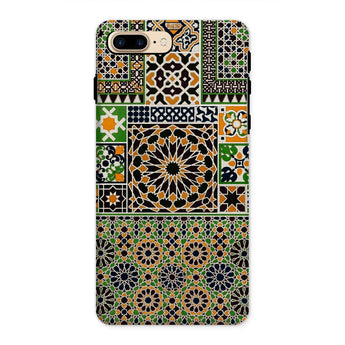 Moresque - Auguste Racinet Moorish Pattern Iphone Case, 8 Plus / Matte, Phone Case Colorful Moroccan-style Geometric Patterns Tiles