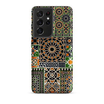 Moresque - Auguste Racinet Moorish Pattern Phone Case, Samsung Galaxy S21 Ultra / Matte, Mobile Cases, Toby Leon