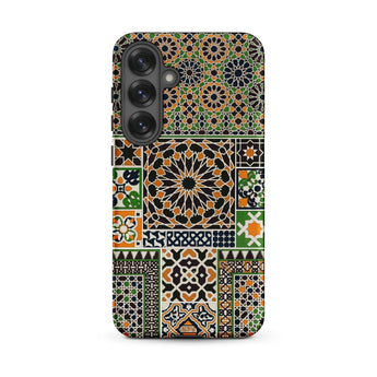 Moresque - Auguste Racinet Moorish Pattern Phone Case, Samsung Galaxy S25 Plus / Matte, Mobile Cases, Toby Leon