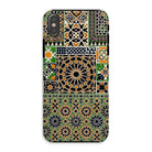 Moresque - Auguste Racinet Moorish Pattern Iphone Case, Xs / Matte, Phone Case Colorful Moroccan-style Geometric Patterns Islamic Tile