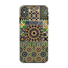 Moresque - Auguste Racinet Moorish Pattern Iphone Case, Xs Max / Matte, Phone Case Colorful Moroccan-style Geometric Patterns Mosaic Designs