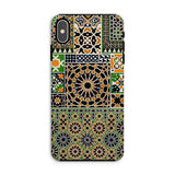 Moresque - Auguste Racinet Moorish Pattern Iphone Case, Xs Max / Matte, Phone Case Colorful Moroccan-style Geometric Patterns Mosaic Designs