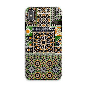 Moresque - Auguste Racinet Moorish Pattern Iphone Case, Xs Max / Matte, Phone Case Colorful Moroccan-style Geometric Patterns Mosaic Designs