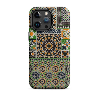 Moresque - Auguste Racinet Moorish Pattern Phone Case Iphone 15 Pro Max / Matte Patterned Smartphone Case Moresque Iphone Case, Auguste