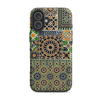 Moresque - Auguste Racinet Moorish Pattern Phone Case Iphone 16 Plus / Matte Patterned Smartphone Case Moresque Iphone Case, Auguste