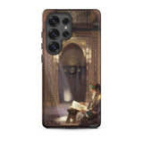 In the Mosque - Carl Friedrich Heinrich Werner Phone Case Samsung Galaxy S25 Ultra / Matte Phone Case Detailed Illustration Elderly Man