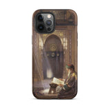 In the Mosque - Carl Friedrich Heinrich Werner Phone Case Iphone 12 Pro Max / Matte Phone Case Painting Man Mosque Carl Friedrich Heinrich,