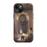 In the Mosque - Carl Friedrich Heinrich Werner Phone Case Iphone 15 Plus / Matte Phone Case Islamic Art Carl Friedrich Heinrich, Heinrich